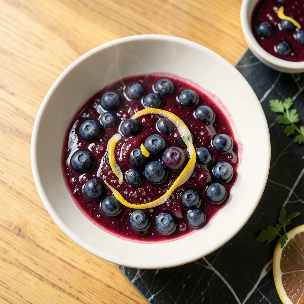 Recipe for Blueberry Sauce Topping: Vibrant Berry Drizzle for Desserts