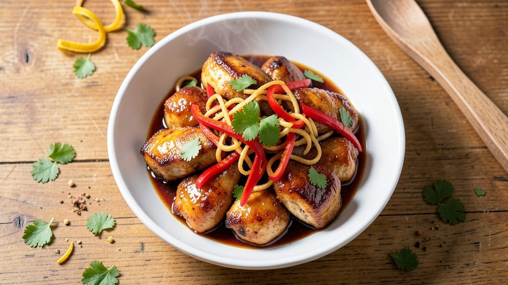 Jamie Oliver's Sweet and Sour Chicken Recipe: Crispy Pan-Fried Bites with Tangy Glaze