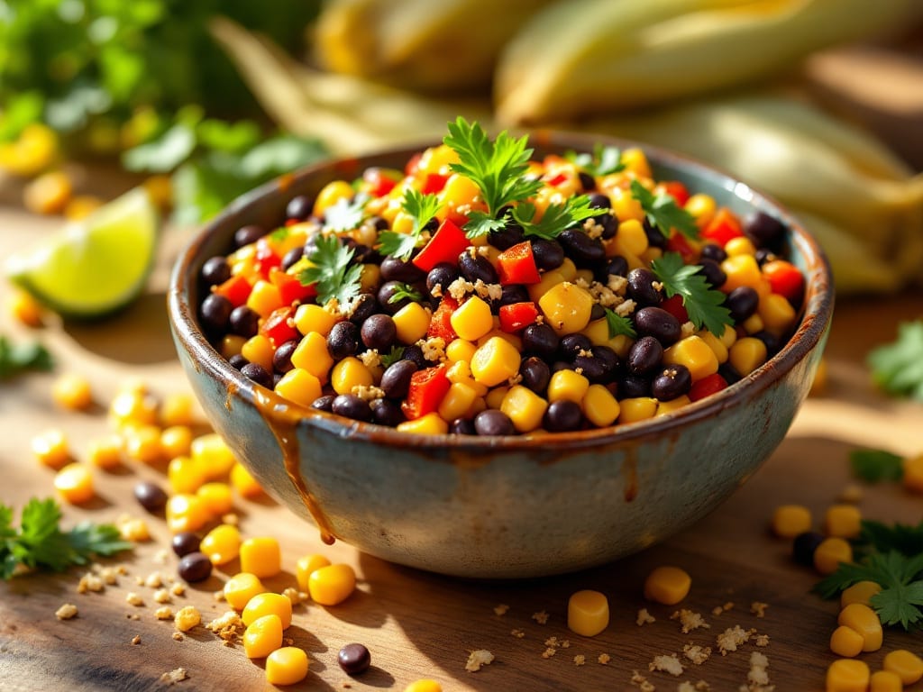 Smoky Black Bean and Corn Salad