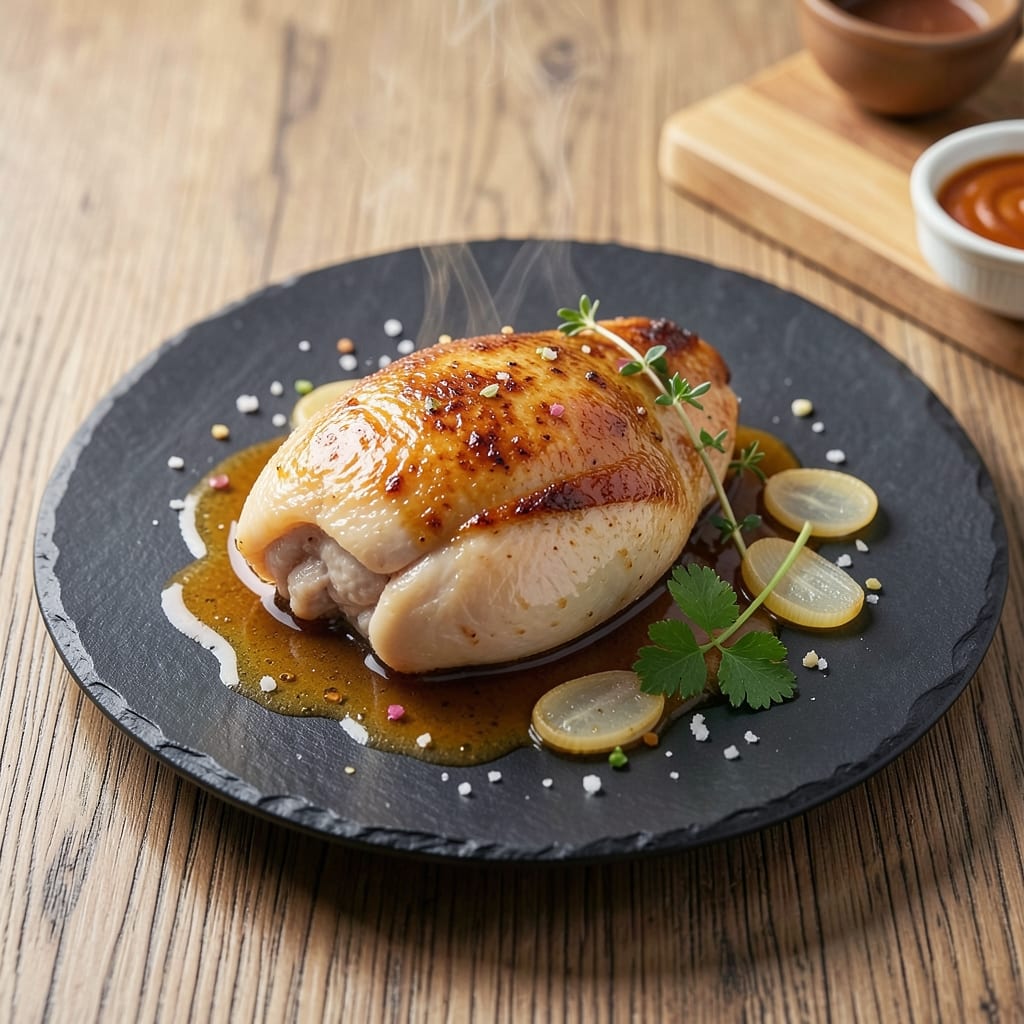 Gordon Ramsay's Poached Chicken Recipe: Herbed White Wine Velouté Magic
