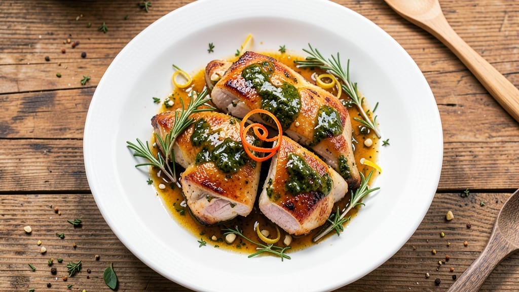 Cava Chicken Recipe: Creamy Garlic-Herb Sauce Over Juicy Grilled Chicken