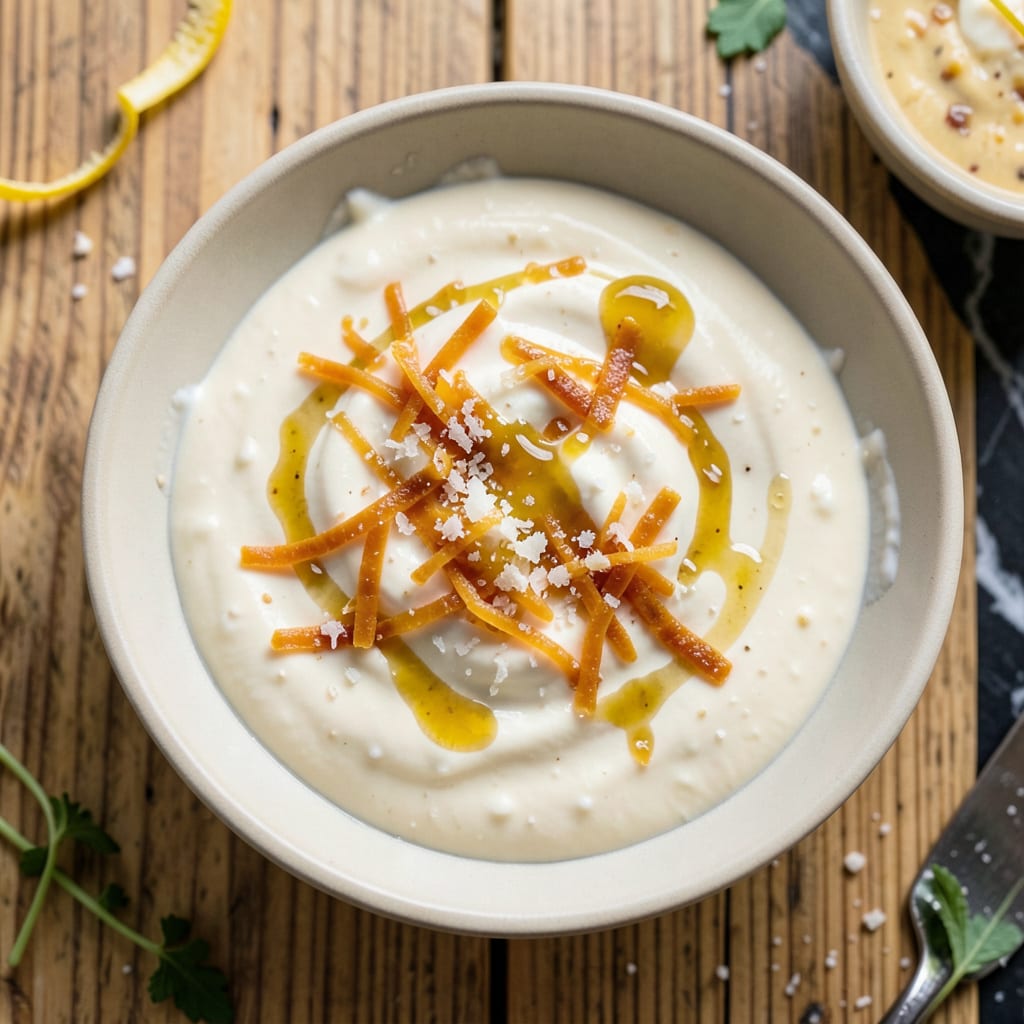 Visual representation of Cheese Fry Sauce Recipe: Creamy, Tangy Dip for Ultimate Crinkle Cuts