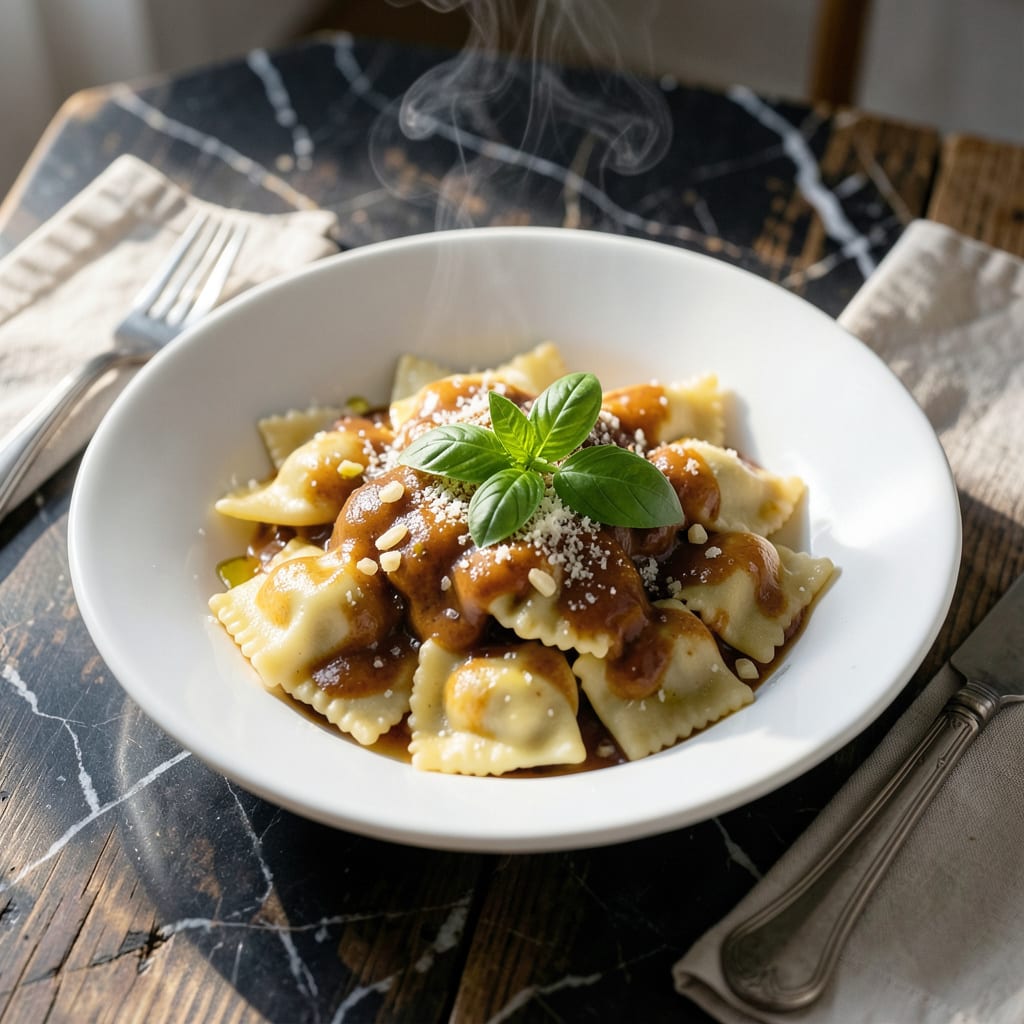 Cheese Ravioli Sauce Recipe: Velvety Parmesan and Herb Infusion illustration with key details