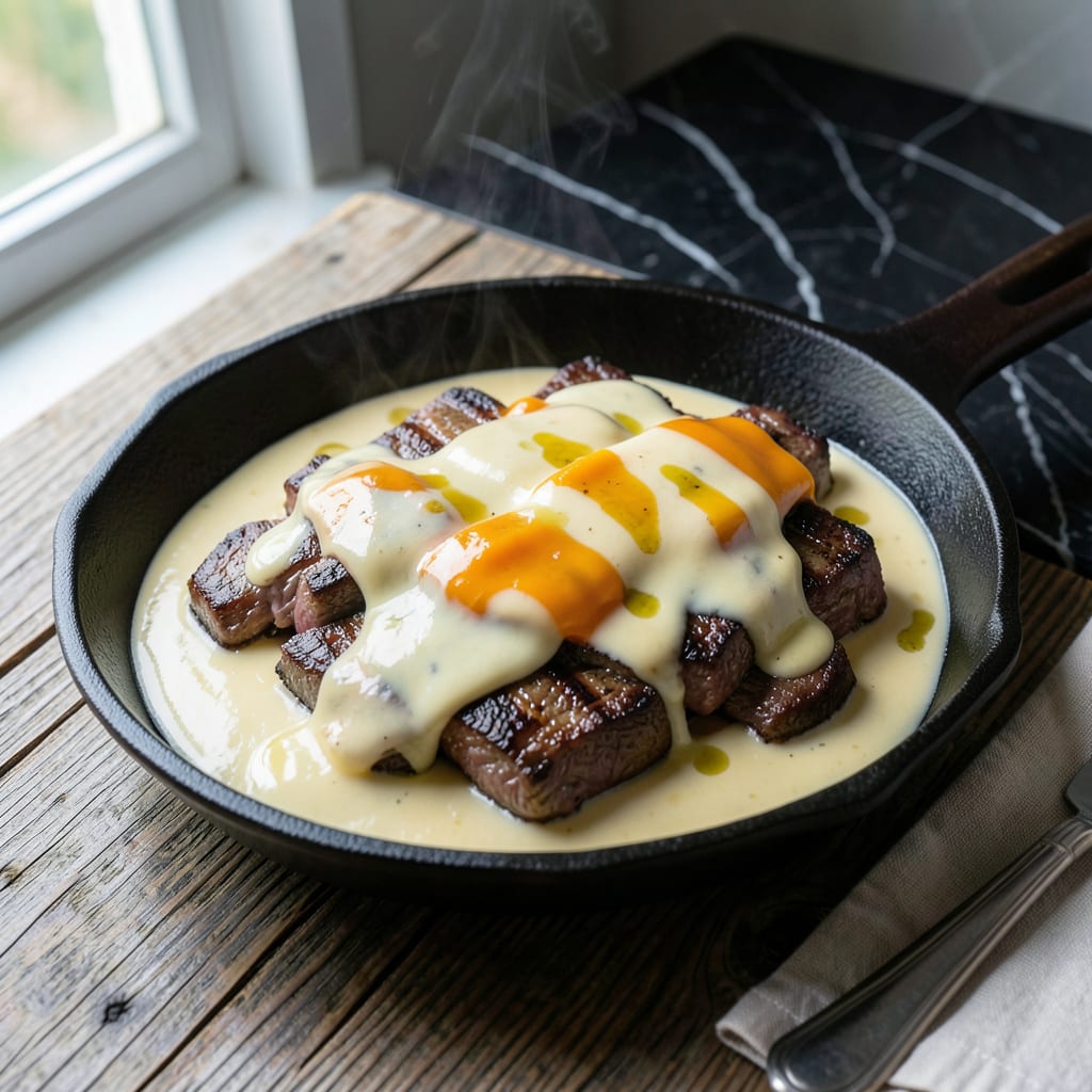 Complete Cheese Sauce Recipe For Cheesesteak: Rich Philly Style Melted Goodness overview image