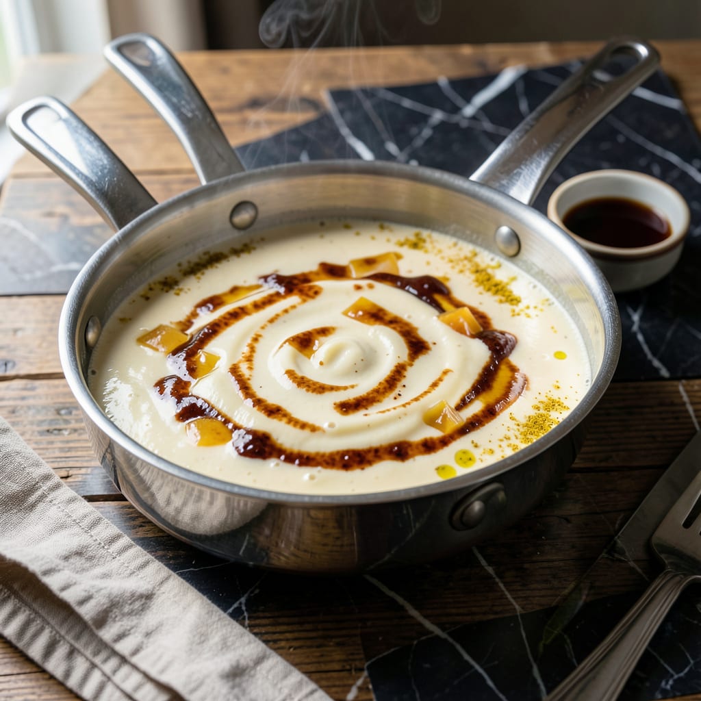 Cheese Sauce Recipe UK: Smooth and Rich British Style Emulsion detailed visual guide