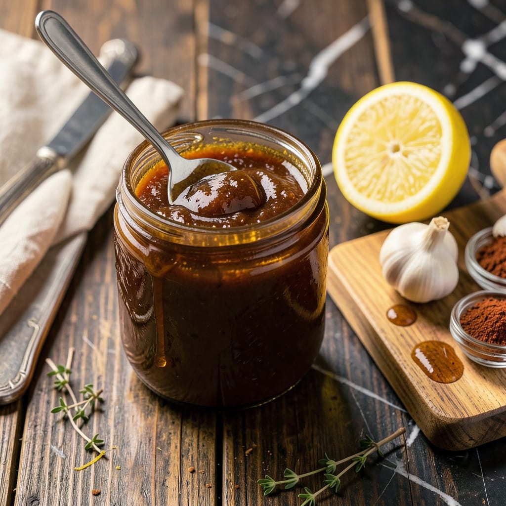 chick fil a honey roasted bbq sauce recipe illustration with key details