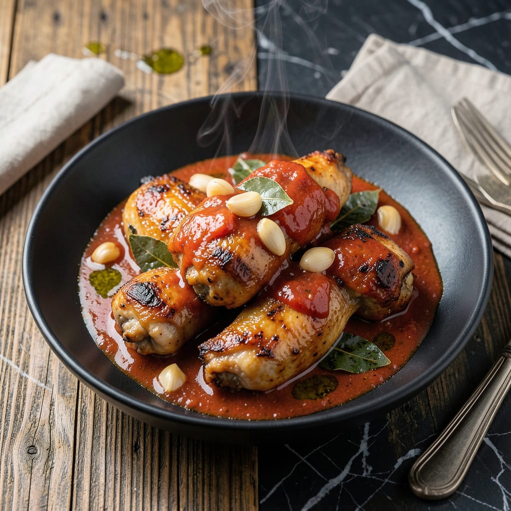 Comprehensive Chicken Adobo With Tomato Sauce Recipe: Filipino Tangy Savory Stew visual reference