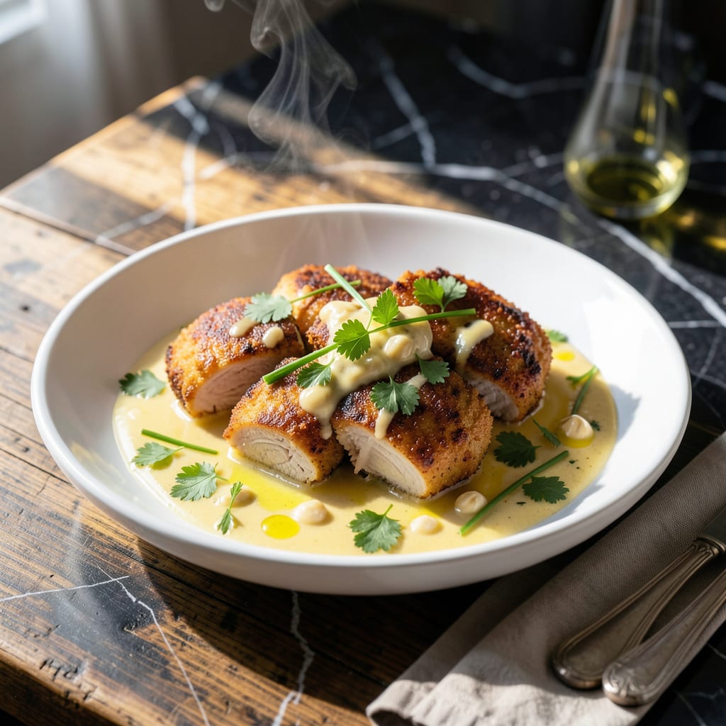Complete Chicken Ala Kiev Sauce Recipe: Buttery Garlic Herb Infusion overview image