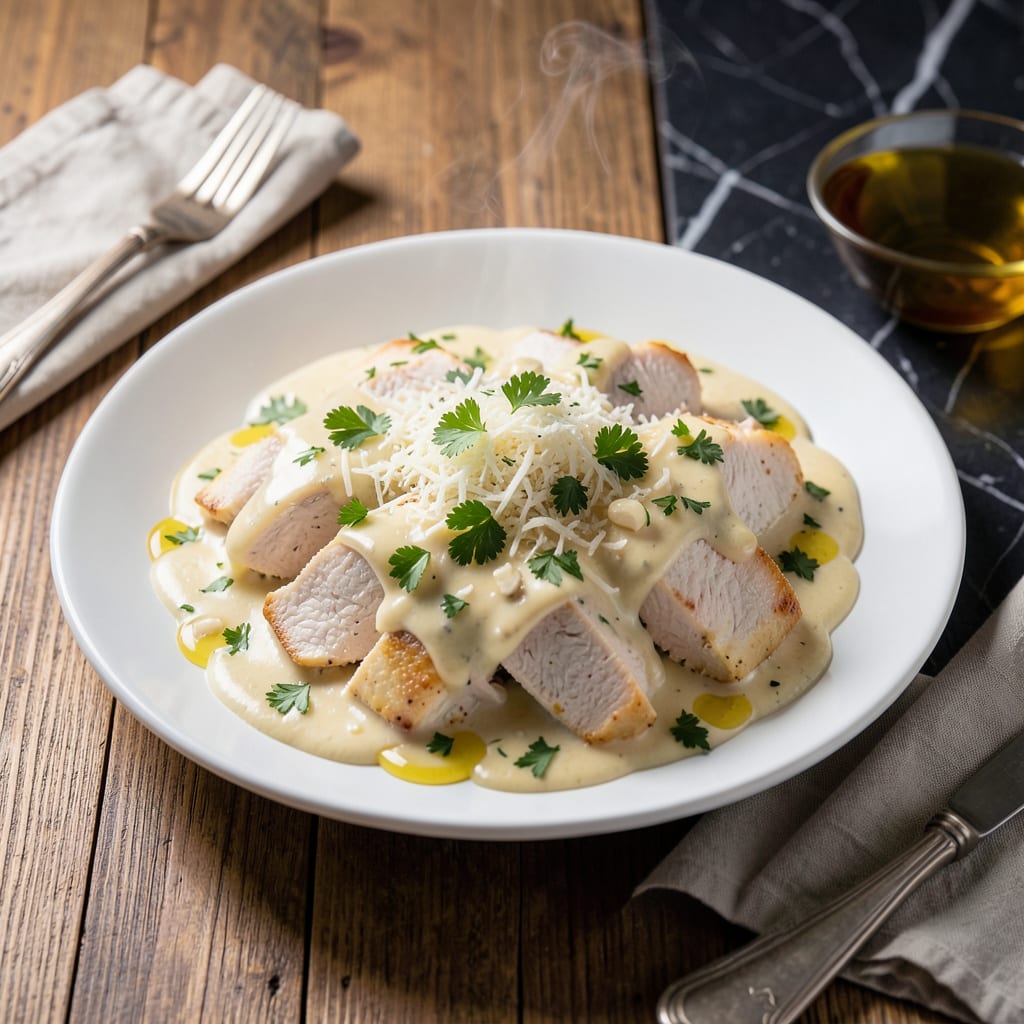 Chicken Alfredo Sauce Crock Pot Recipe: Slow Cooked Creamy Indulgence detailed visual guide