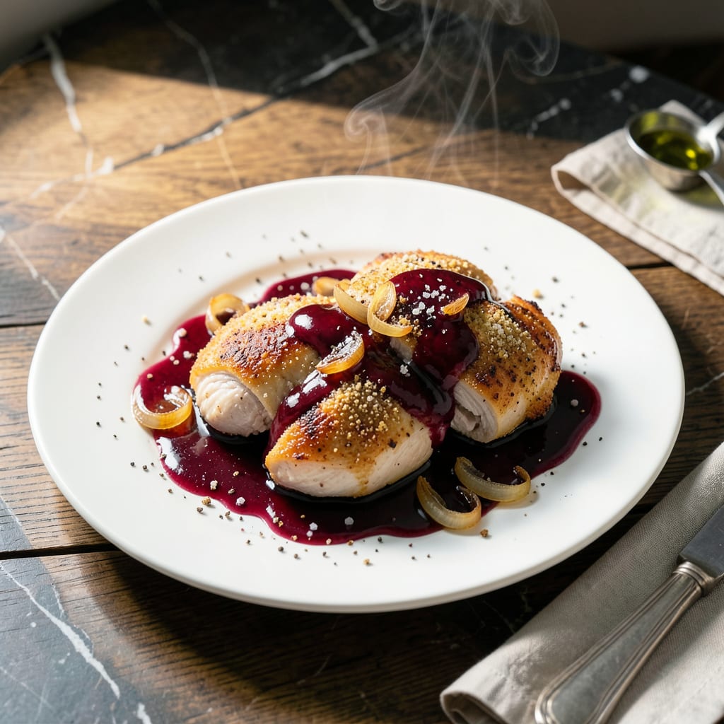 Complete Chicken and Red Wine Sauce Recipe: Rich Depth With Every Bite overview image