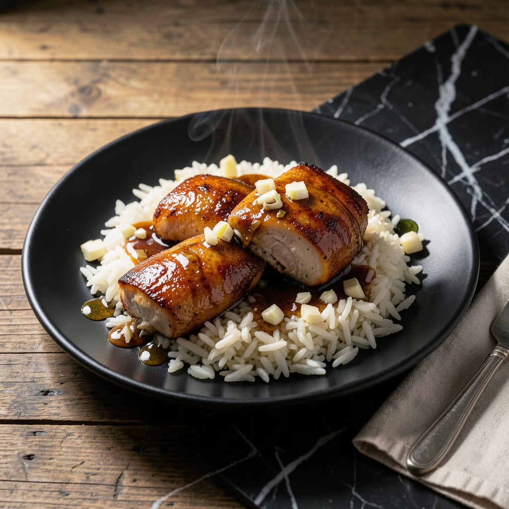 Chicken and Rice Soy Sauce Recipe: Savory One Pot Asian Comfort detailed visual guide