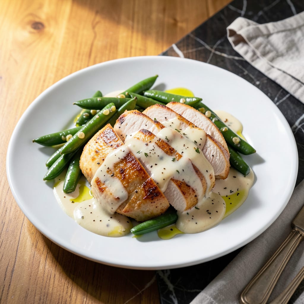 Comprehensive Chicken and Snow Peas White Sauce Recipe: Velvety Cream With Asian Flair visual reference