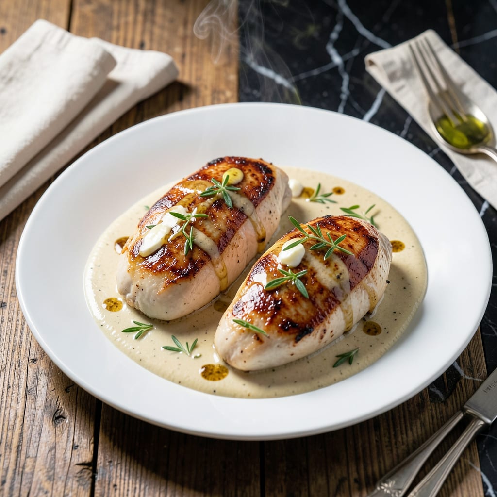 Chicken and Tarragon Sauce Recipe: Herb Infused Elegance in a Creamy Base detailed visual guide