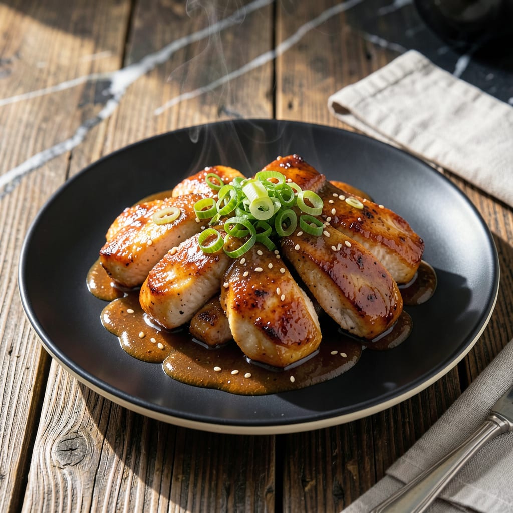Visual representation of Chicken Breast Teriyaki Sauce Recipe: Glossy Glaze With Umami Depth