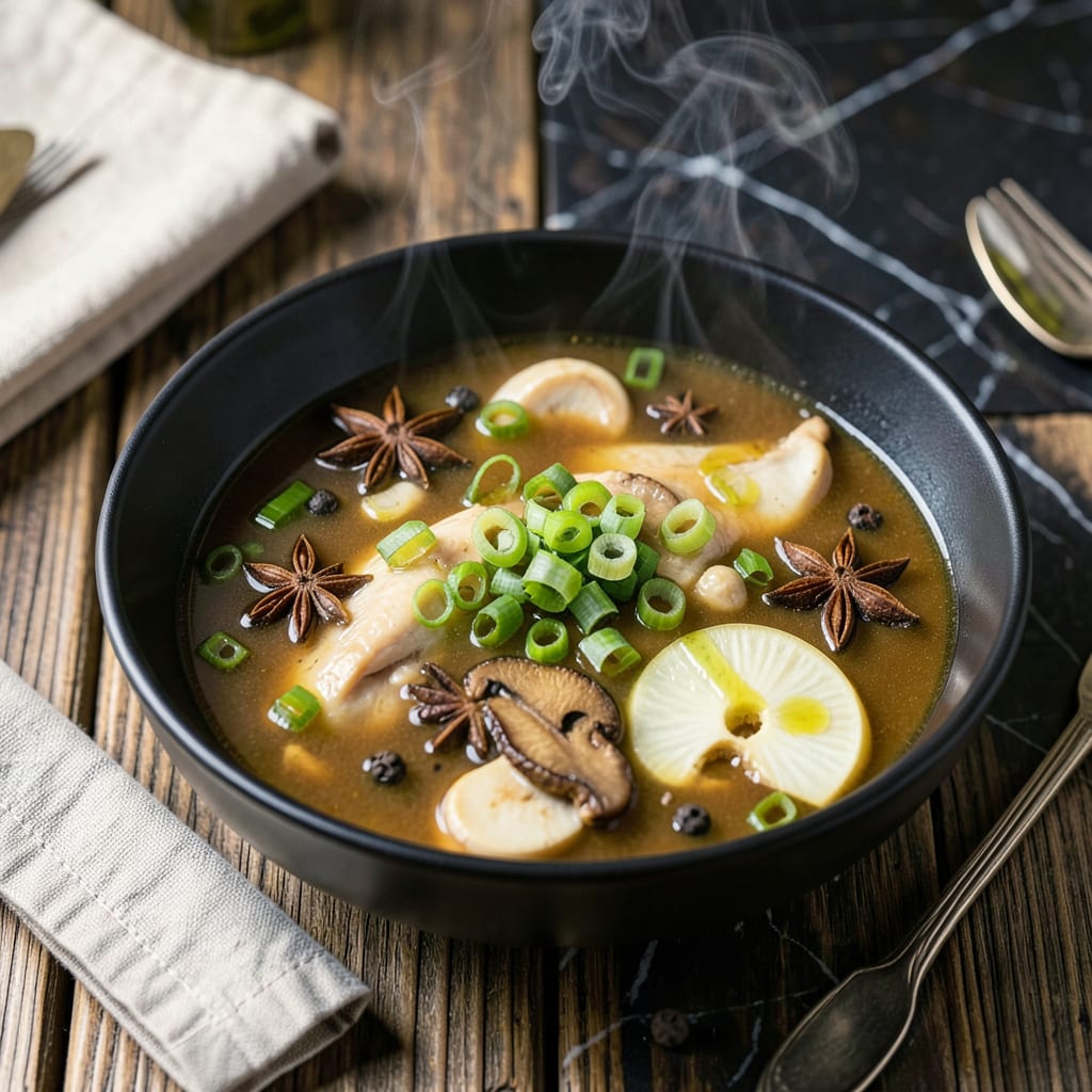 Comprehensive Chicken Broth Soy Sauce Recipe: Umami Rich Simmered Depth visual reference