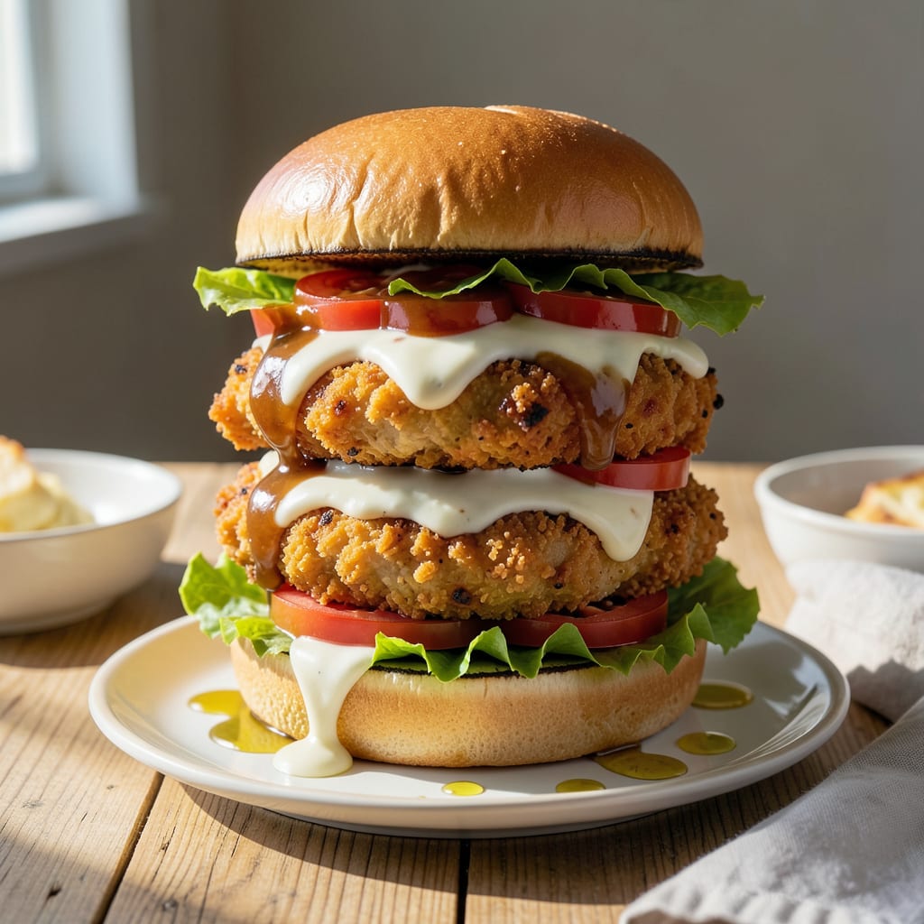 Complete Chicken Burger Sauce Recipe: Zesty Creamy Spread for Perfect Patties overview image