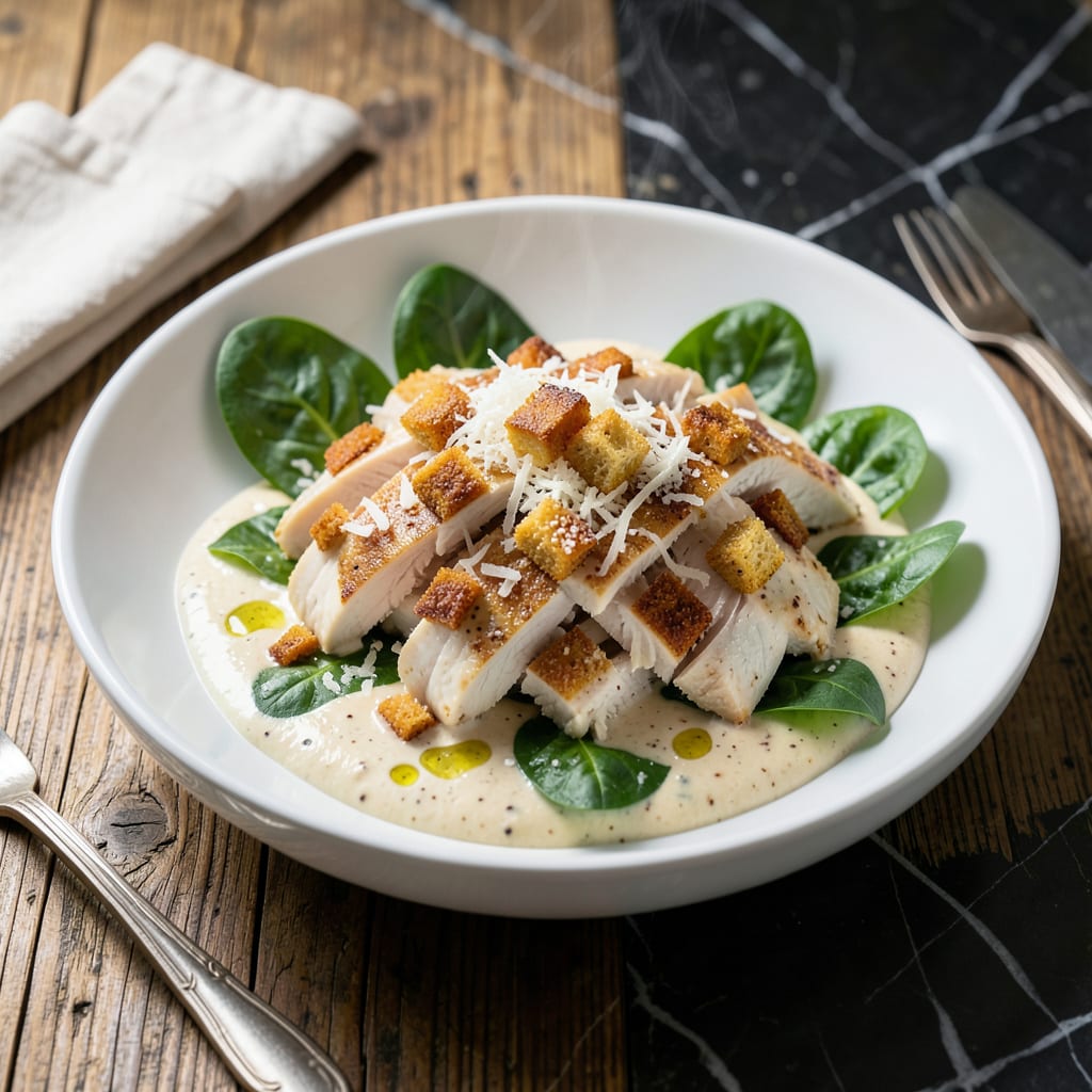 Complete Chicken Caesar Sauce Recipe: Bold Garlic Anchovy Creaminess overview image