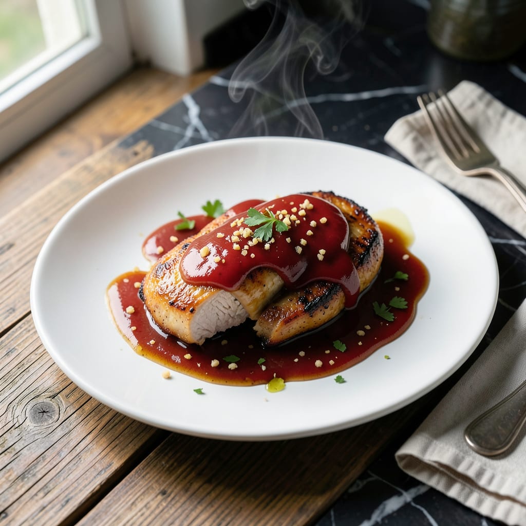 Chicken Chop Sauce Recipe: Bold Malaysian Flavor for Fried Chicken example with annotations