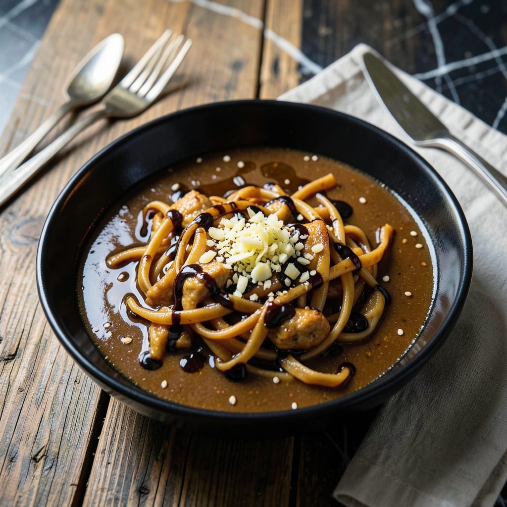 Chicken Chow Mein Sauce Recipe UK: Authentic Takeaway Flavor in Minutes example with annotations