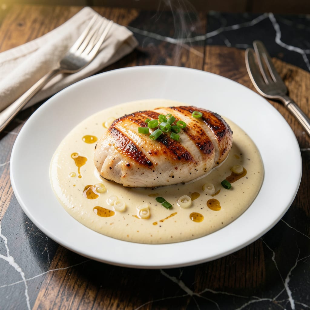 Chicken Dijonnaise Sauce Recipe: Creamy Mustard Infusion with a Bold Kick example with annotations