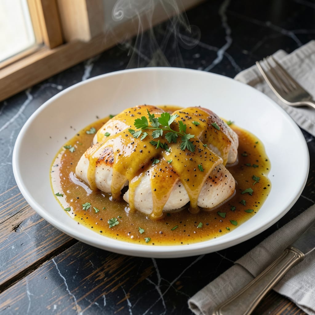 Chicken Divan Sauce Recipe: Velvety Sherry and Cheese Infusion example with annotations