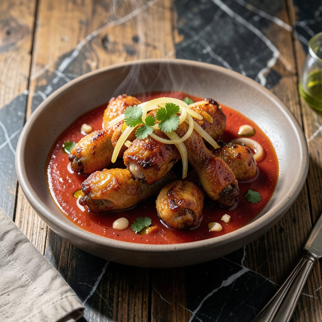 Complete Chicken Feet With Tomato Sauce Recipe: Rich Umami Braise With Collagen Boost overview image