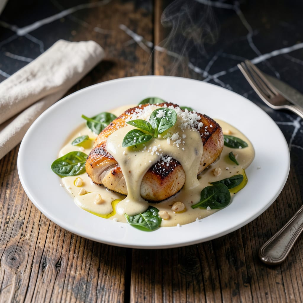 Chicken Florentine Sauce Recipe: Spinach and Parmesan Creaminess detailed visual guide