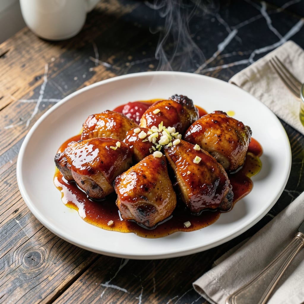 Visual representation of Chicken Glaze Sauce Recipe: Sweet and Sticky Finger Licking Goodness