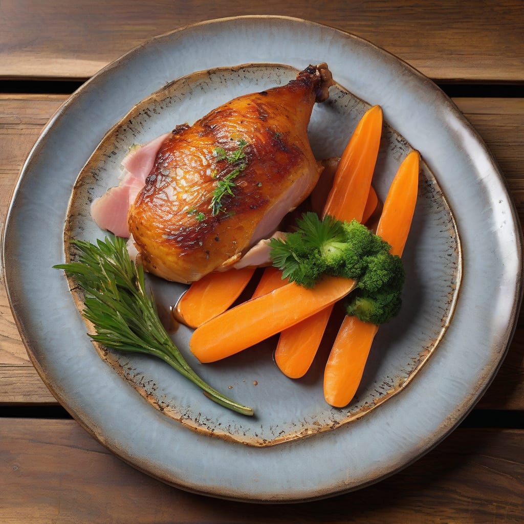 Chicken Ham Recipe: Hearty Comfort Food in One Pot example with annotations