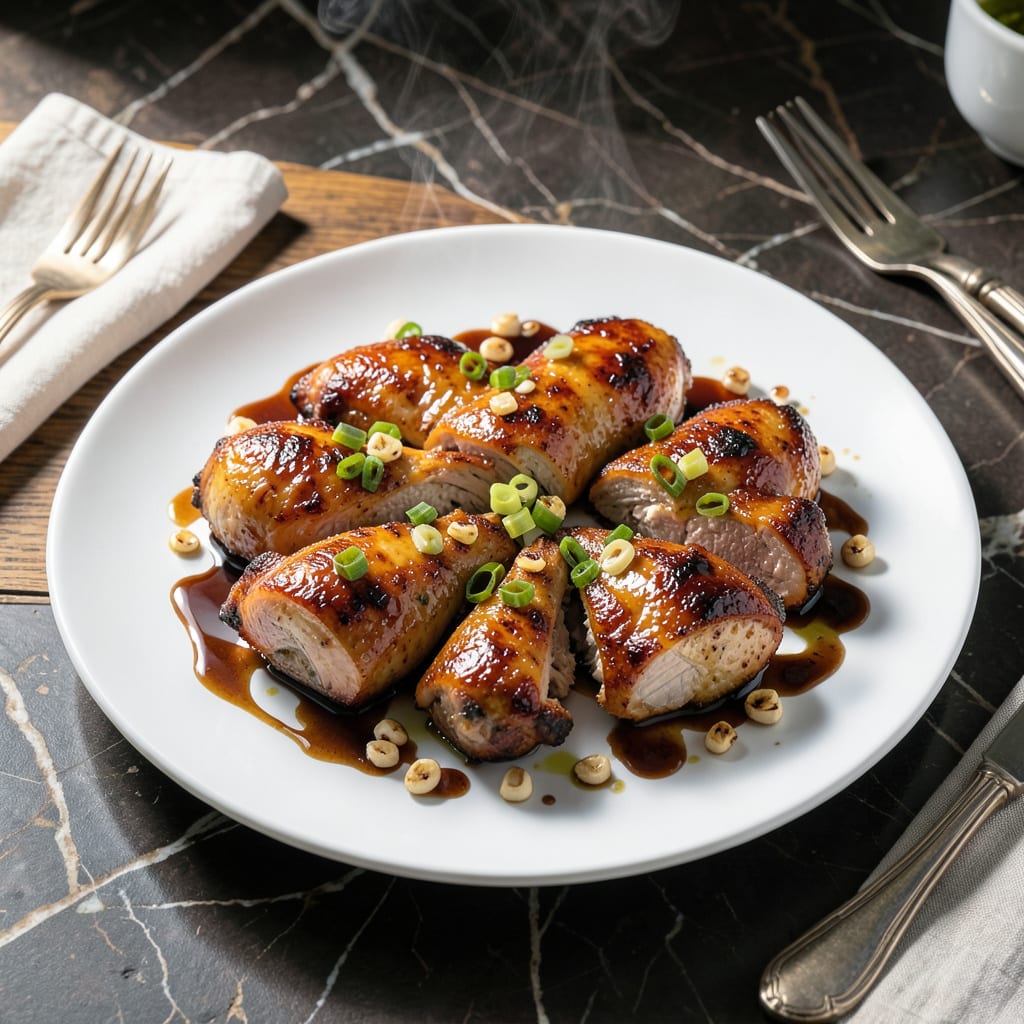 Complete Chicken Honey Garlic Soy Sauce Recipe: Sticky Glazed Chicken in 25 Minutes overview image