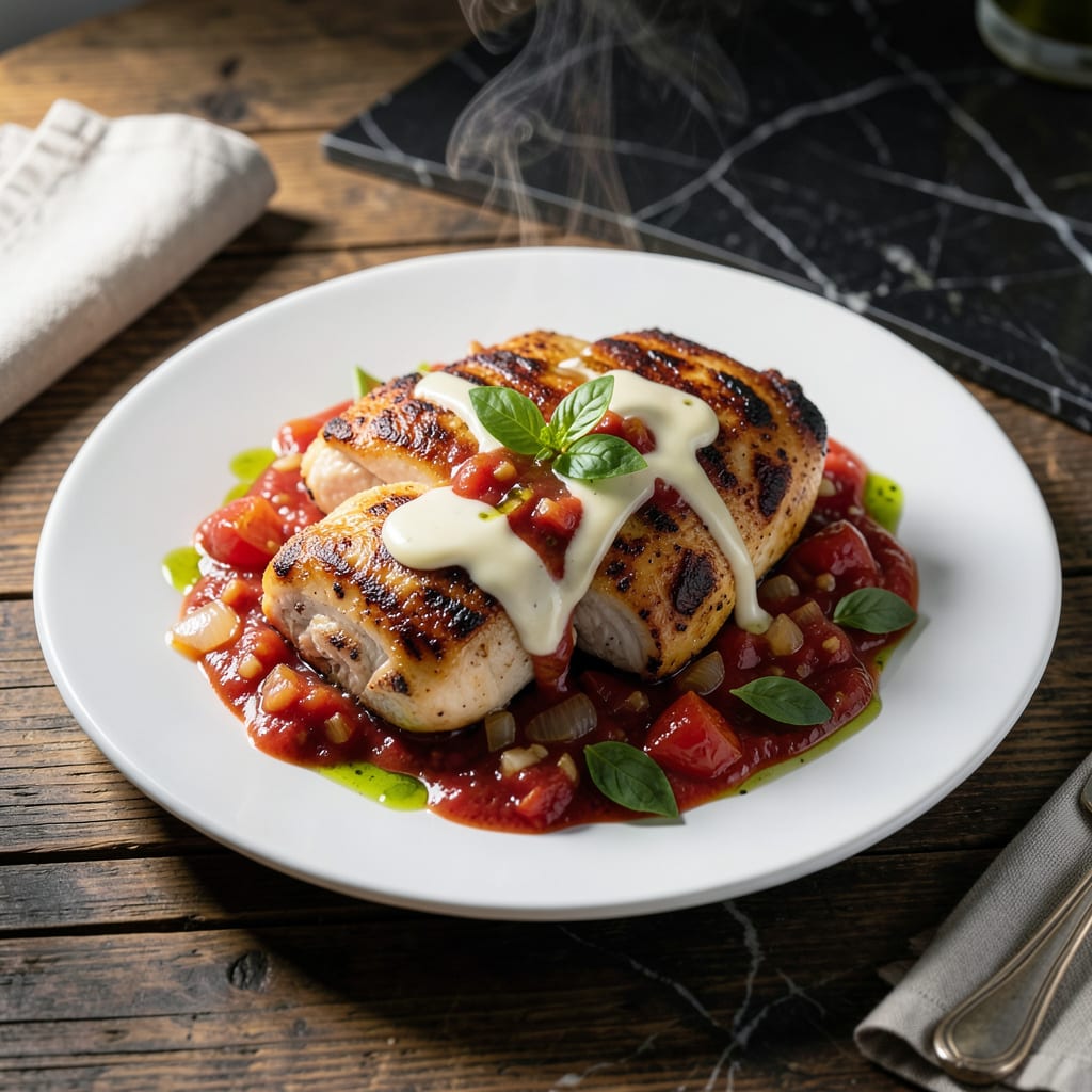 Complete Chicken in Creamy Tomato Sauce Recipe: Velvety Richness With Italian Flair overview image