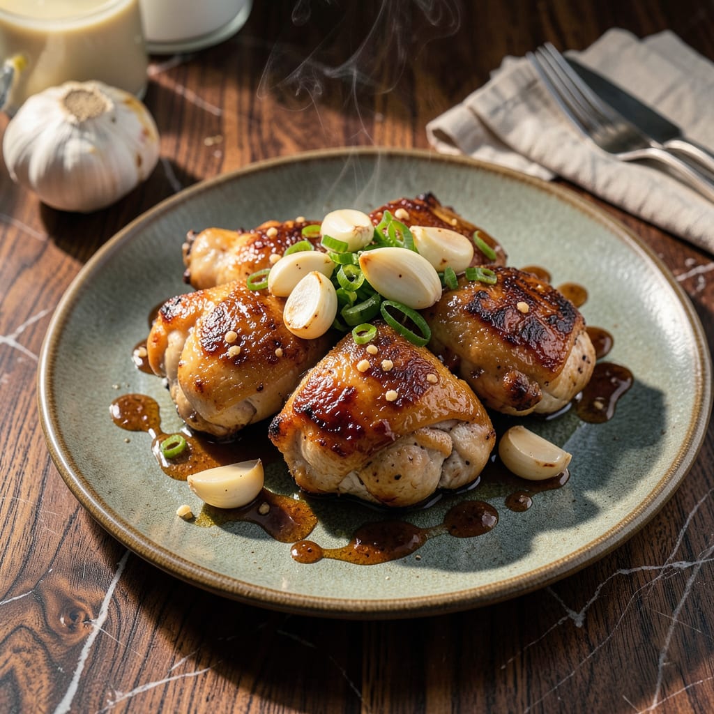 Chicken in Garlic Sauce Recipe: Restaurant Quality Takeout at Home illustration with key details