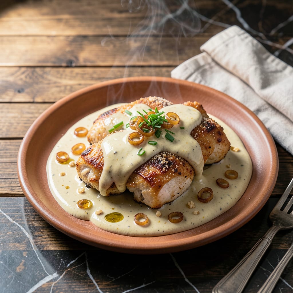 Comprehensive Chicken in Mustard Cream Sauce Recipe: Velvety Tang with Herbed Depth visual reference