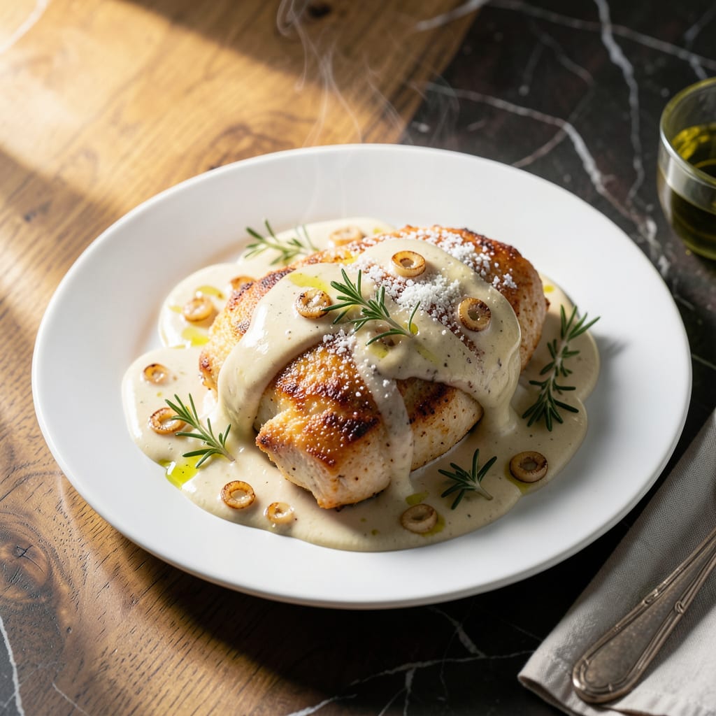Comprehensive Chicken in Parmesan Cream Sauce Recipe: Rich and Velvety Indulgence visual reference