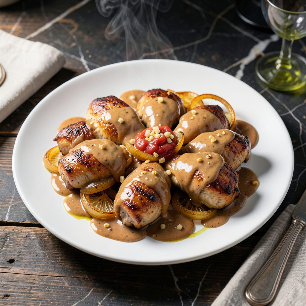 Chicken in Peanut Butter Sauce Recipe: African Inspired Rich and Nutty Delight detailed visual guide