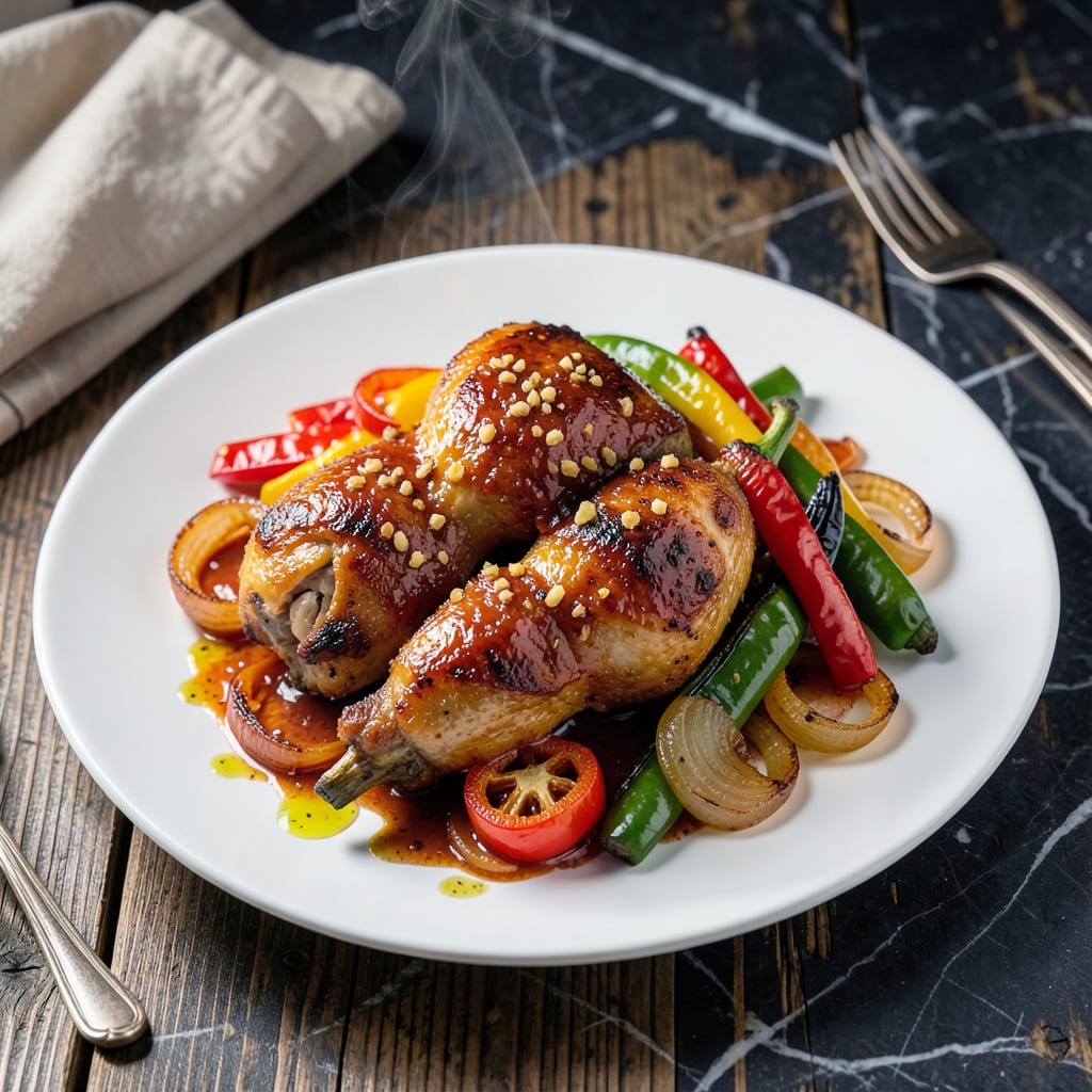 Visual representation of Chicken in Pepper Sauce Recipe: Bold Spiced Heat With Tender Chicken