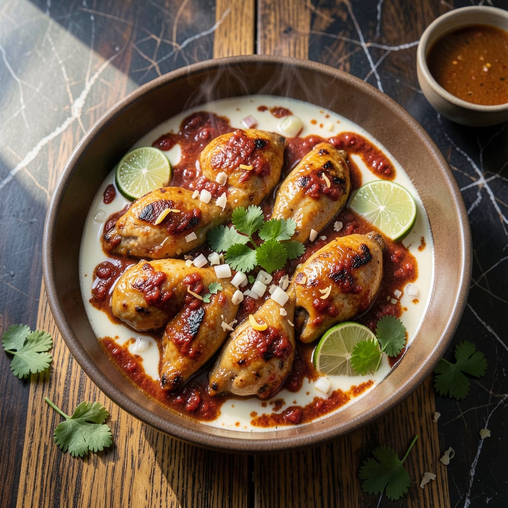 Chicken in Red Curry Coconut Sauce Recipe: Thai Inspired Aromatic Blend detailed visual guide