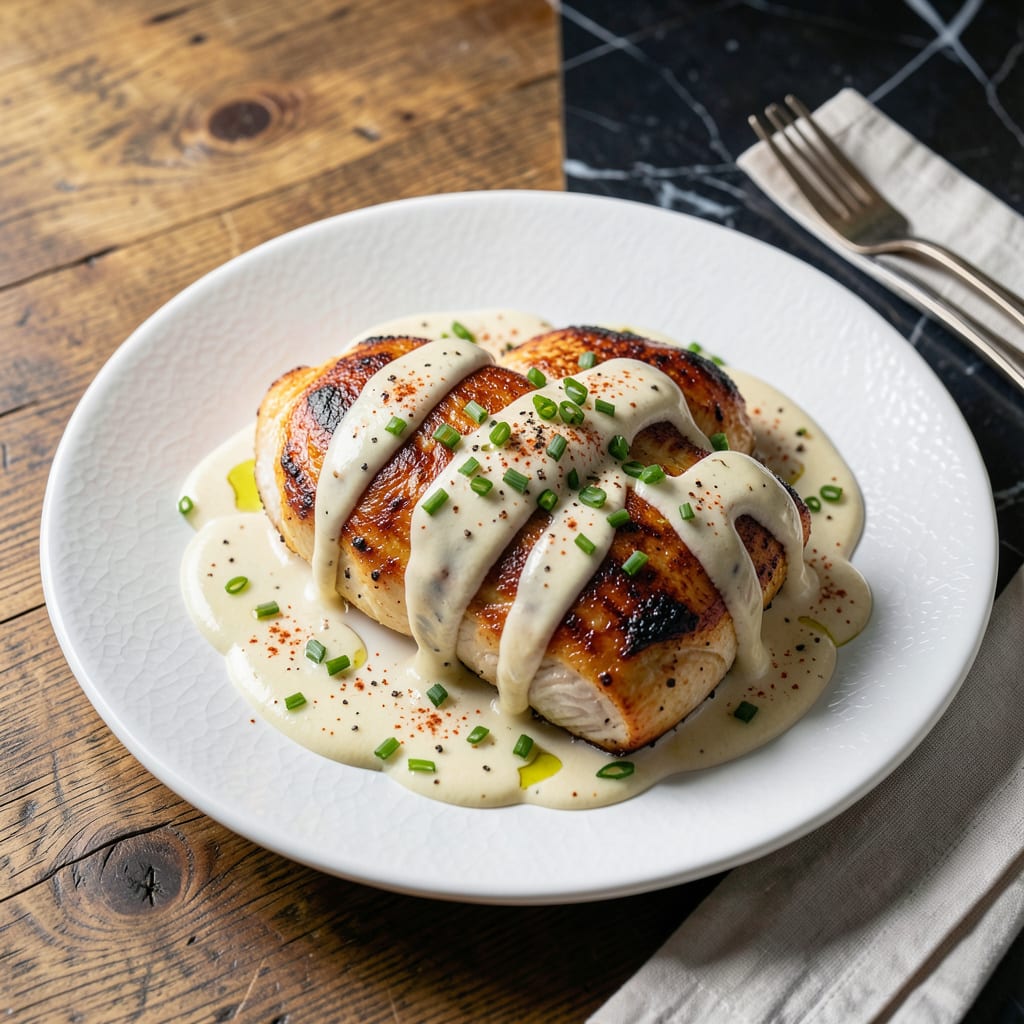 Chicken in Sour Cream Sauce Recipe: Velvety Tang With Herbal Notes example with annotations