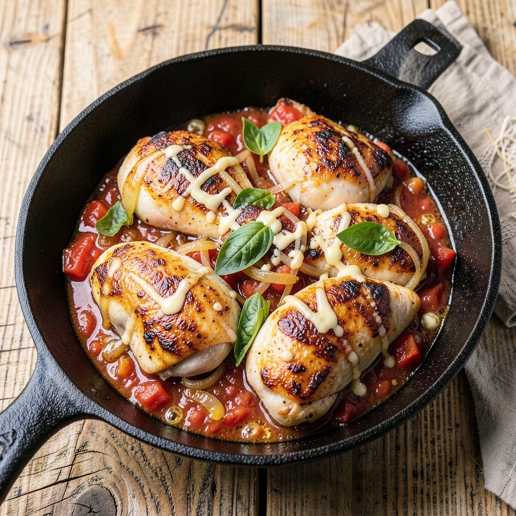 Comprehensive Chicken in Tomato Sauce Recipe: Tender Meat in Rich, Simmered Perfection visual reference