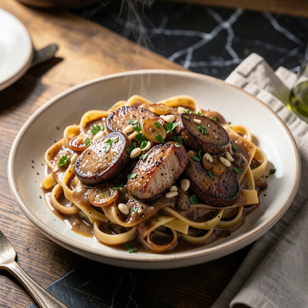 Chicken Liver Pasta Sauce Recipe: Rich Umami Depth for Al Dente Noodles illustration with key details