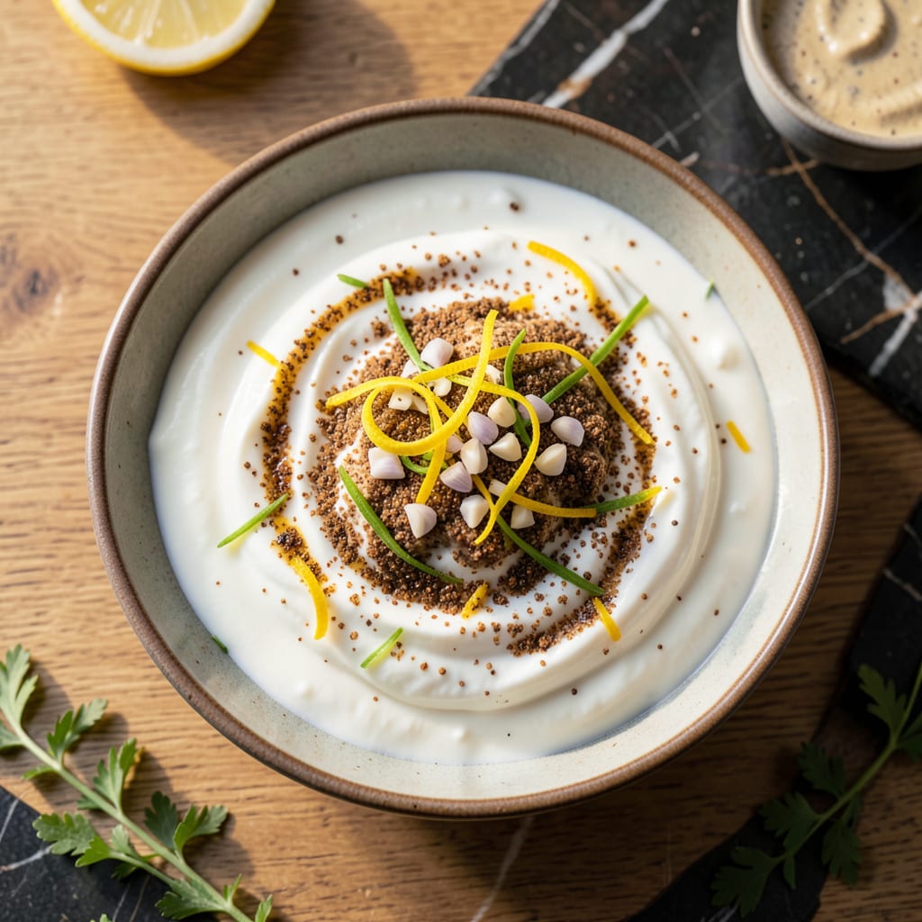 Chicken Mandi Sauce Recipe: Yemeni Spice Infused Tangy Drizzle example with annotations