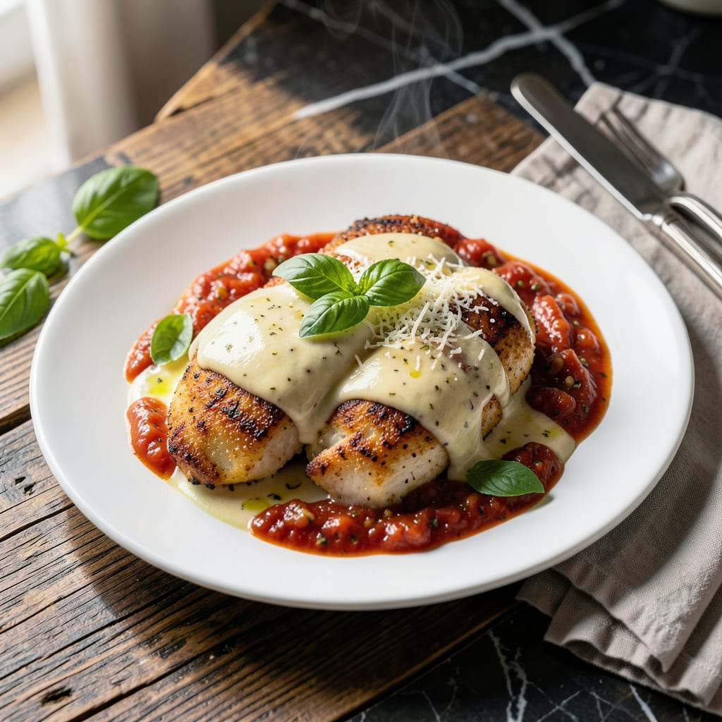 Complete Chicken Marinara and Alfredo Sauce Recipe: Dual Sauce Indulgence overview image