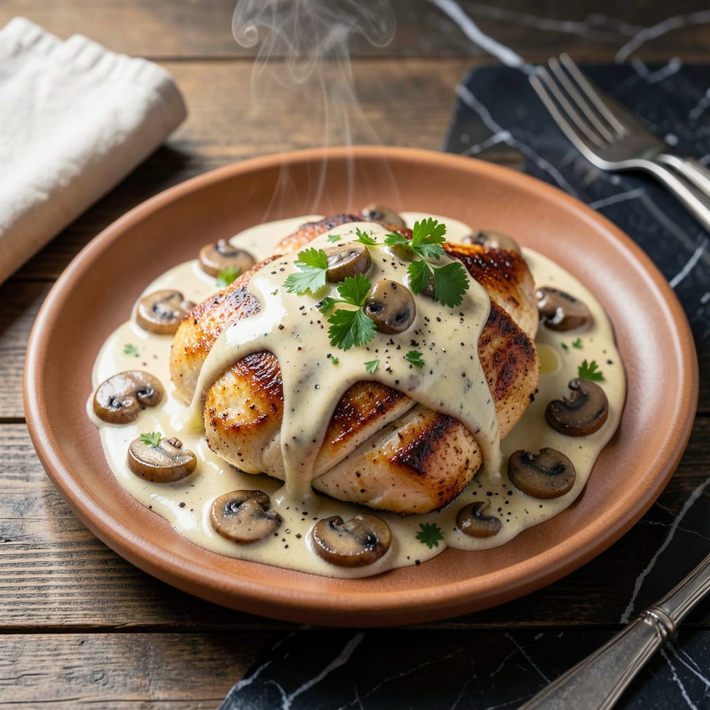 Chicken Marsala With Creamy Mushroom Sauce Recipe: Wine Infused Elegance at Home detailed visual guide
