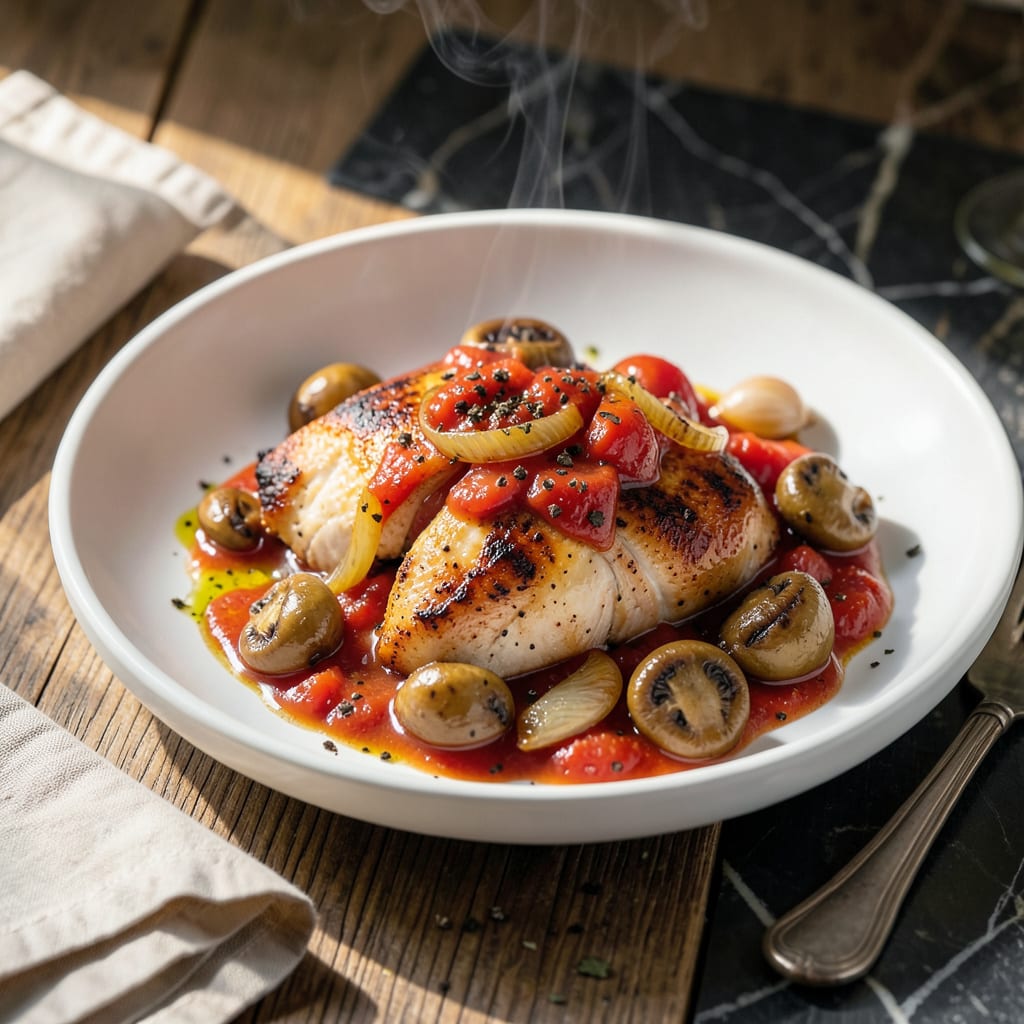 Complete Chicken Mushroom Tomato Sauce Recipe: Rich Umami Blend for Pasta Night overview image