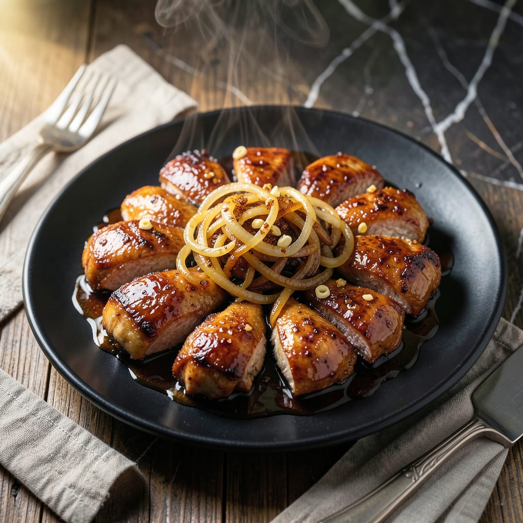 Chicken Onion Soy Sauce Recipe: Sweet and Savory Stir Fry Magic detailed visual guide