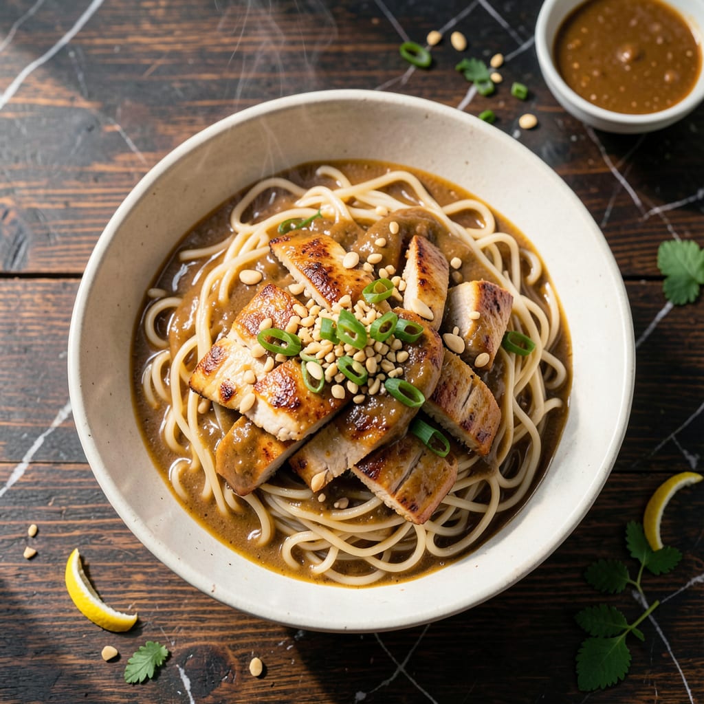 Chicken Pad Thai Peanut Sauce Recipe: Thai Street Food in Your Kitchen detailed visual guide