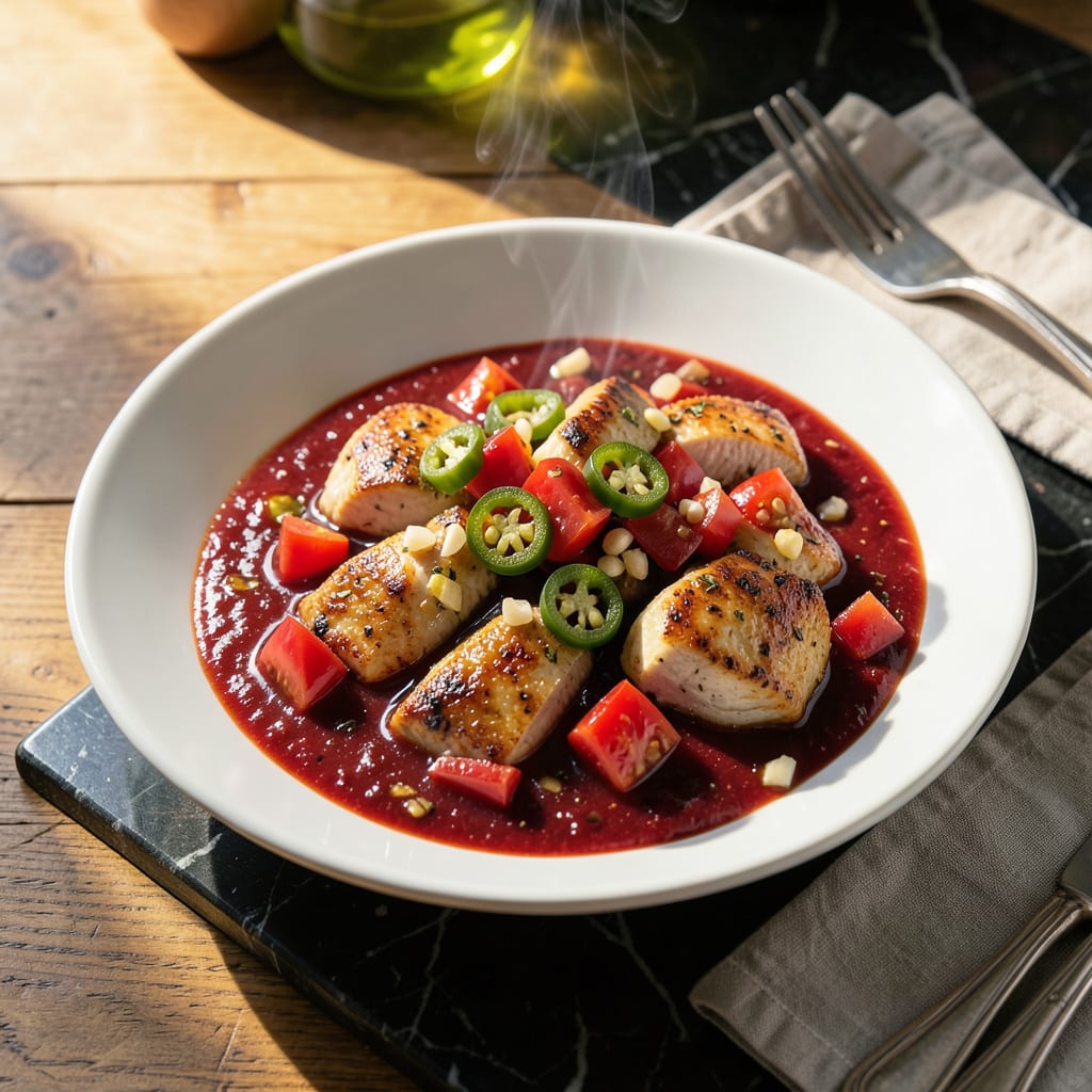Chicken Picante Sauce Recipe: Spicy Tomato Blend With Zesty Heat detailed visual guide