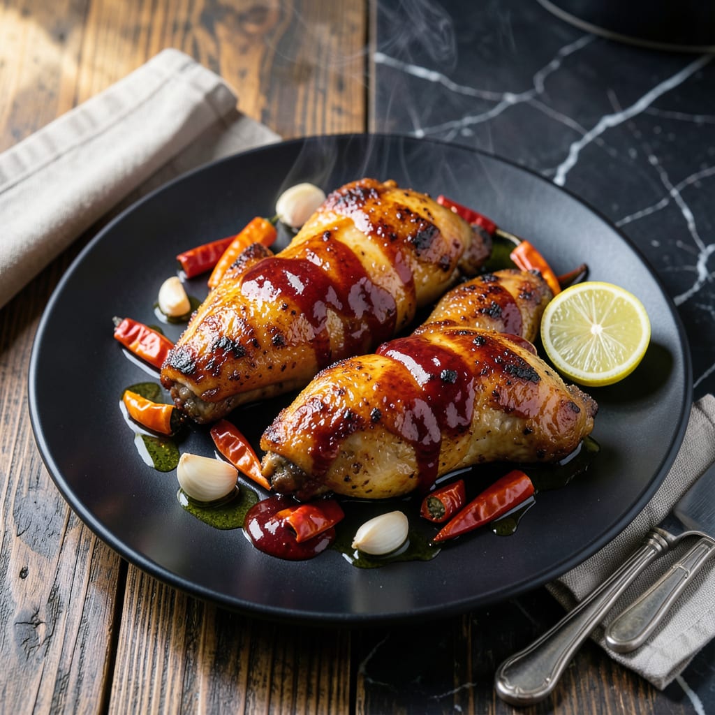 Chicken Piri Piri Sauce Recipe: Fiery African Inspired Heat example with annotations