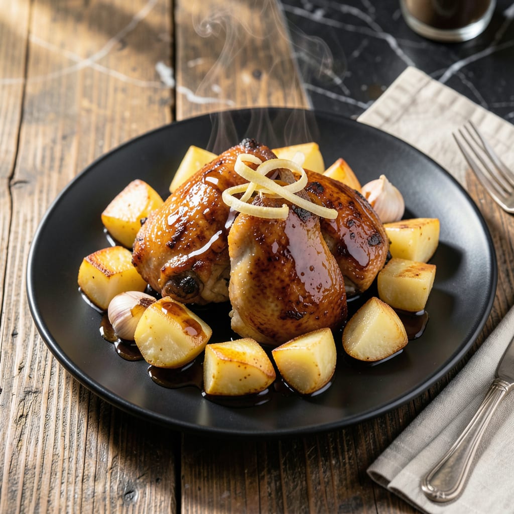 Chicken Potato Soy Sauce Recipe: Savory One Pan Asian Comfort detailed visual guide