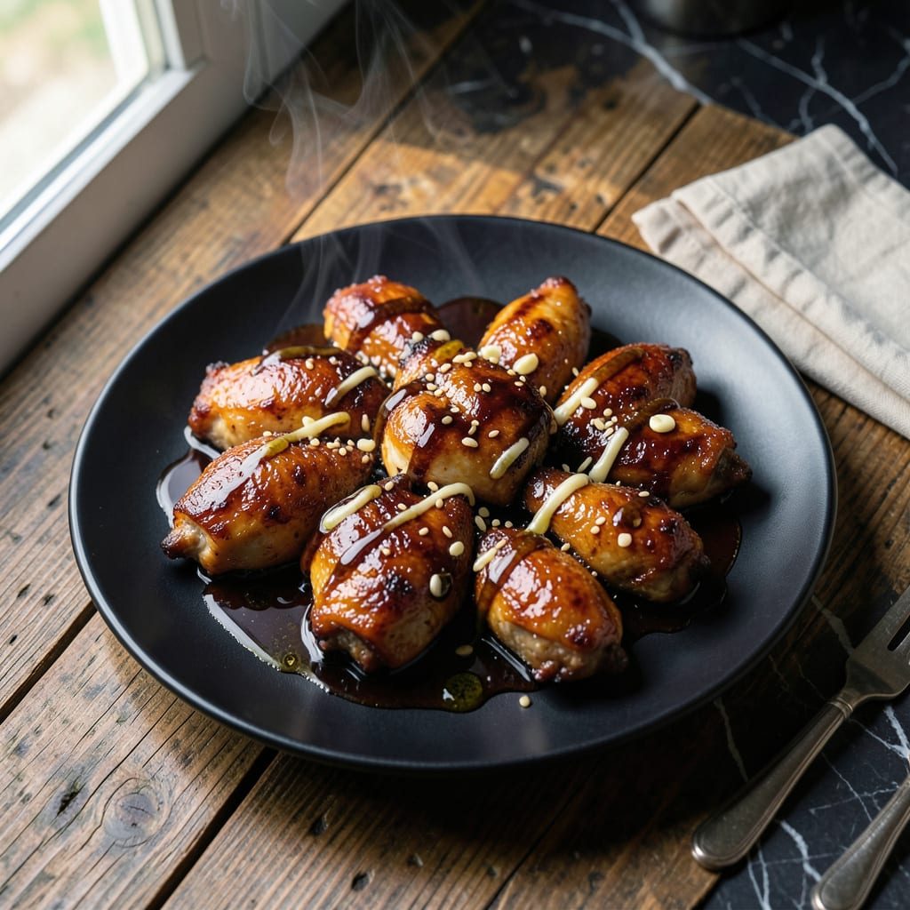Comprehensive Chicken Recipe With Soy Sauce and Vinegar: Sweet Savory Glaze With Garlic Punch visual reference